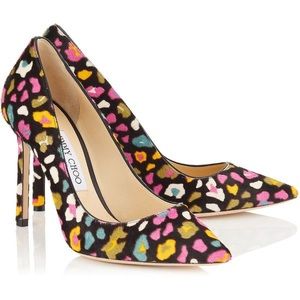 Jimmy Choo Romy Cerise Mix Pump